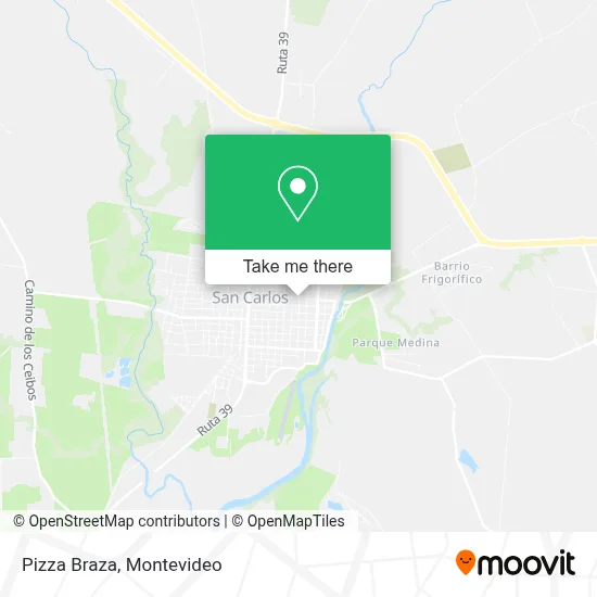 Pizza Braza map