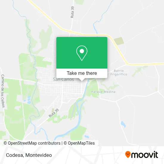 Codesa map
