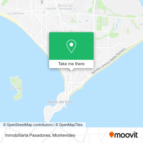 Inmobiliaria Pasadores map