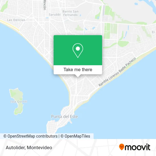Autolider map