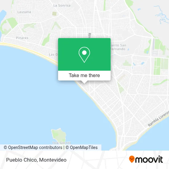 Pueblo Chico map