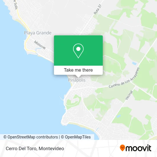Cerro Del Toro map