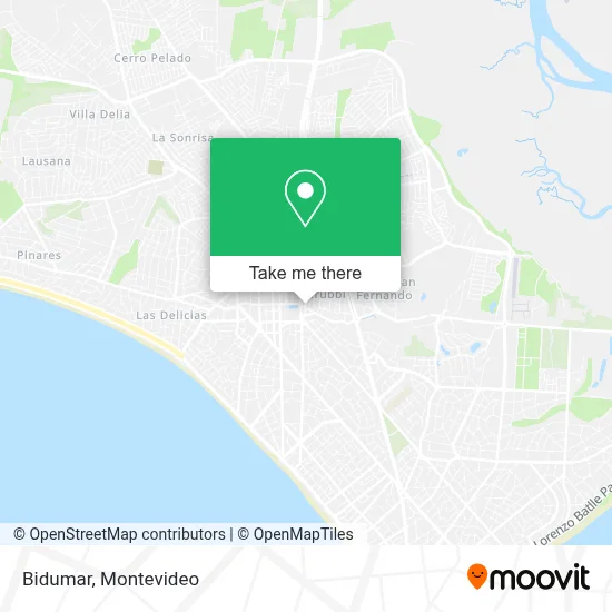 Bidumar map