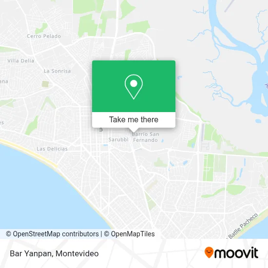 Bar Yanpan map