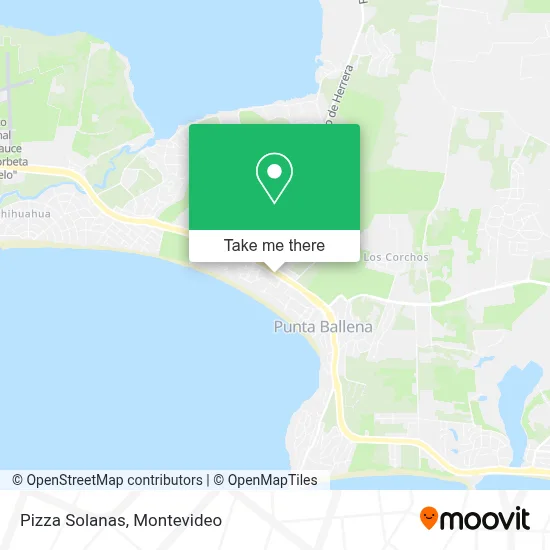Pizza Solanas map