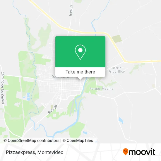 Pizzaexpress map