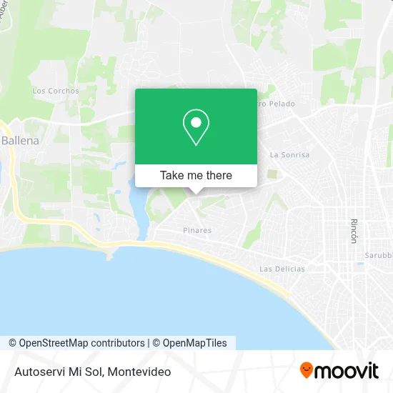 Autoservi Mi Sol map
