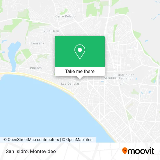 San Isidro map