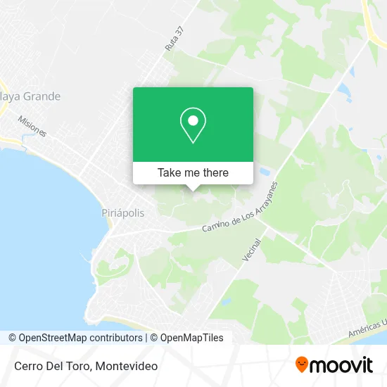 Cerro Del Toro map