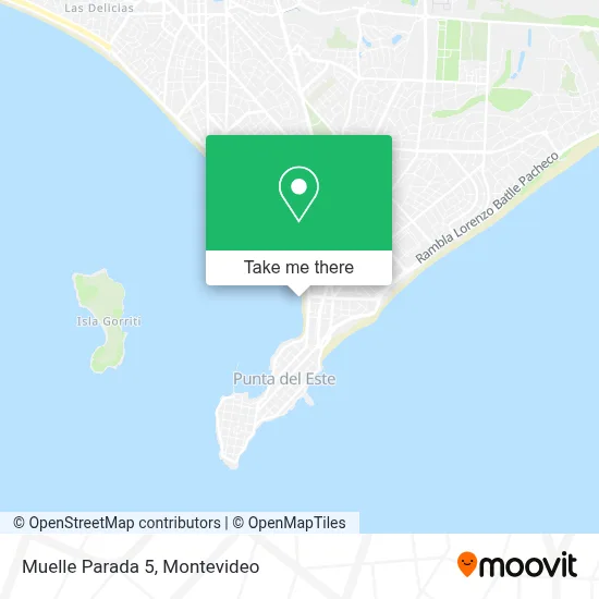 Muelle Parada 5 map