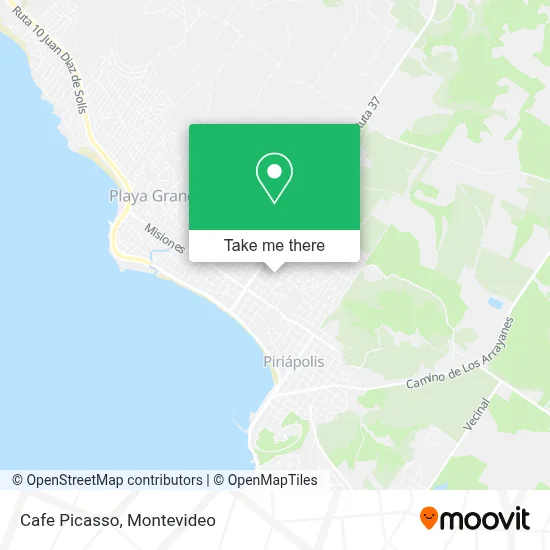 Cafe Picasso map