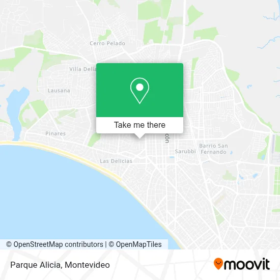 Parque Alicia map