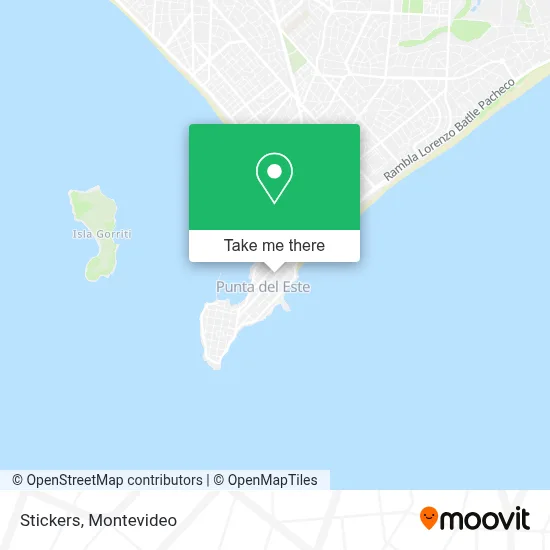 Stickers map