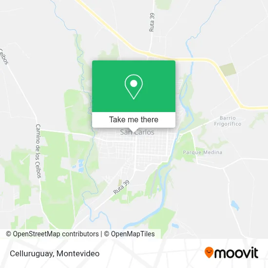 Celluruguay map