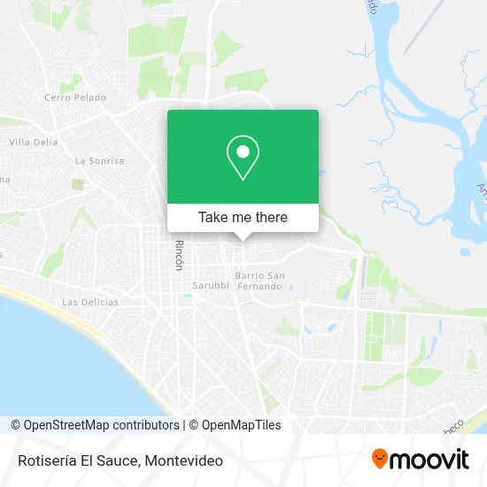 Rotisería El Sauce map