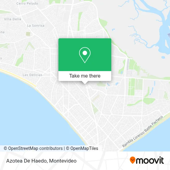 Azotea De Haedo map