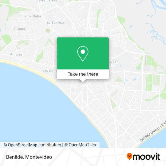 Benilde map