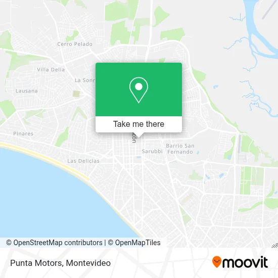 Punta Motors map