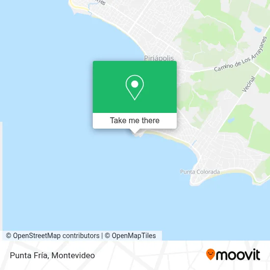 Punta Fría map
