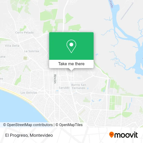 El Progreso map