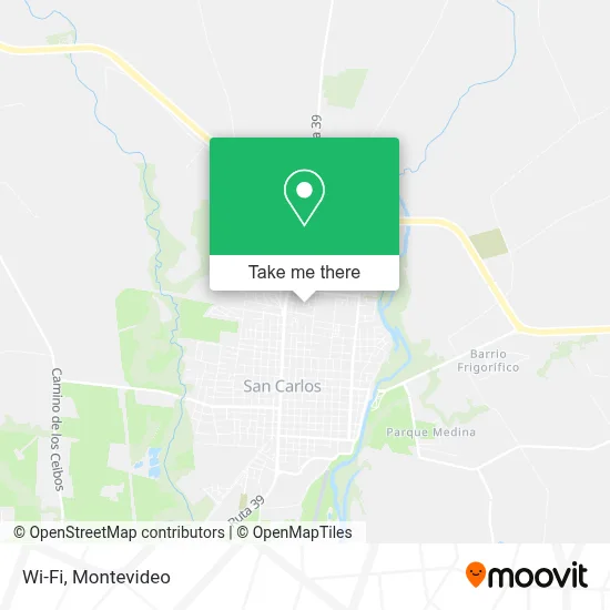 Wi-Fi map