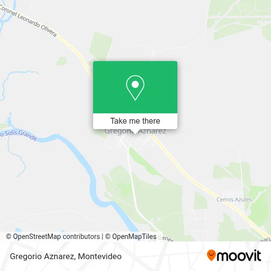 Gregorio Aznarez map