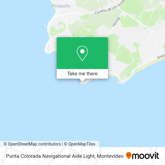 Punta Colorada Navigational Aide Light map