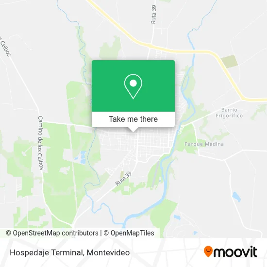 Hospedaje Terminal map