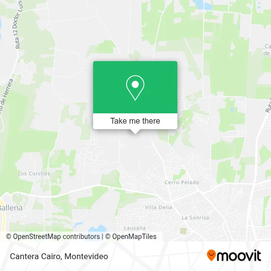 Cantera Cairo map