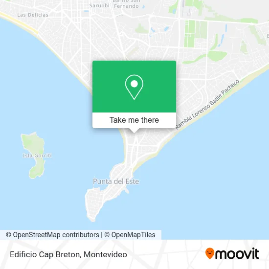 Edificio Cap Breton map