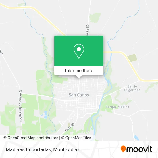 Maderas Importadas map