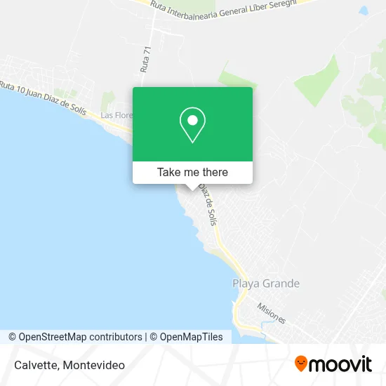 Calvette map