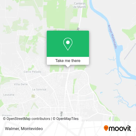 Walmer map