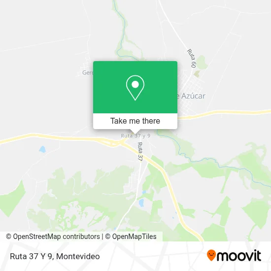 Ruta 37 Y 9 map