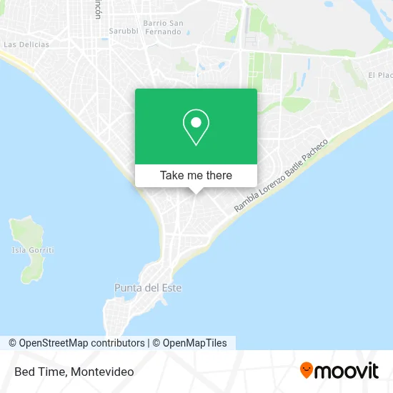 Bed Time map