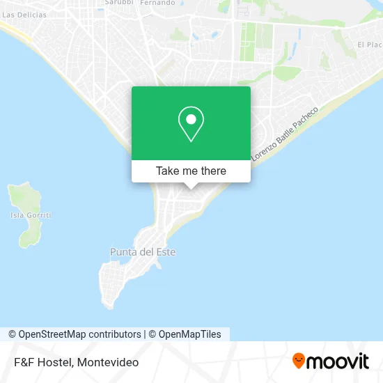 F&F Hostel map