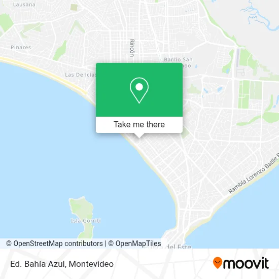 Ed. Bahía Azul map