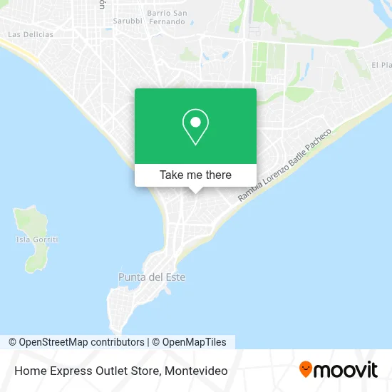 Home Express Outlet Store map