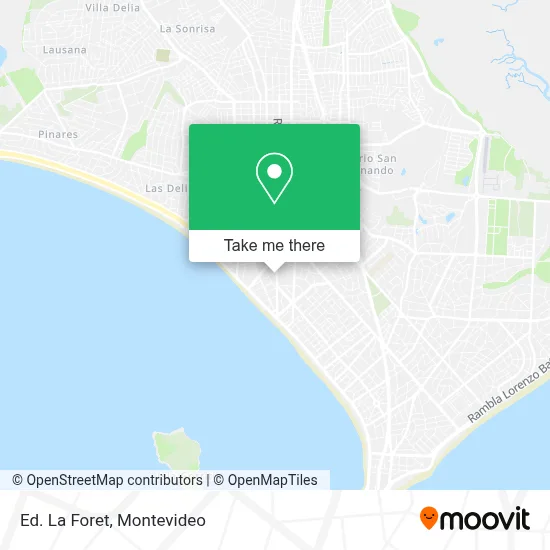 Ed. La Foret map
