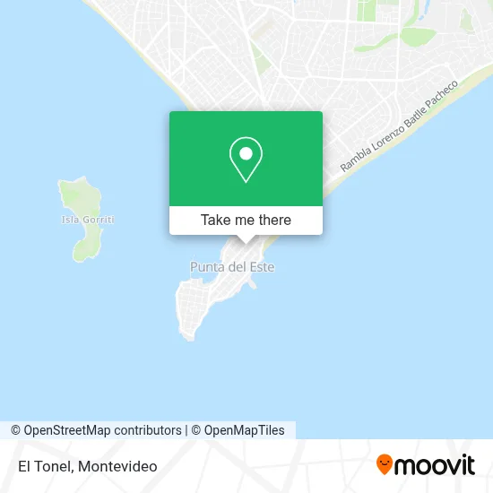 El Tonel map