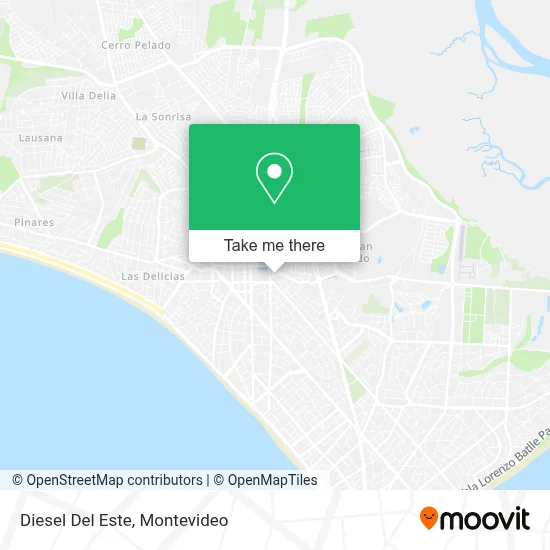 Diesel Del Este map