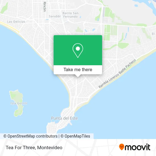 Tea For Three map