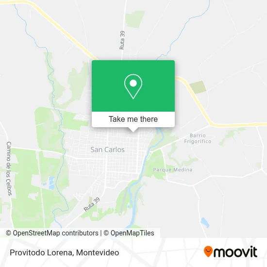 Provitodo Lorena map
