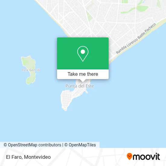 El Faro map