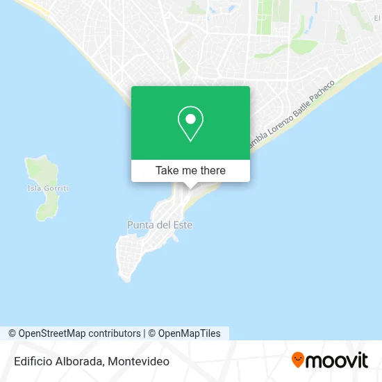 Edificio Alborada map