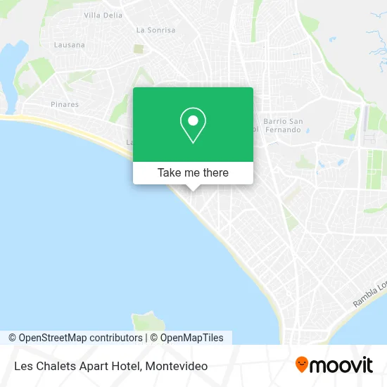 Les Chalets Apart Hotel map
