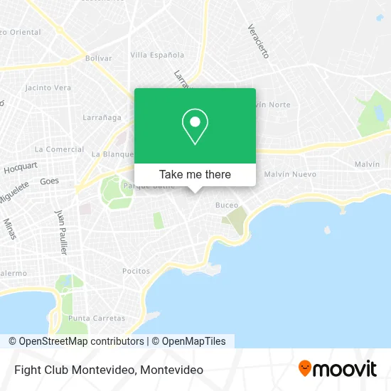 Fight Club Montevideo map