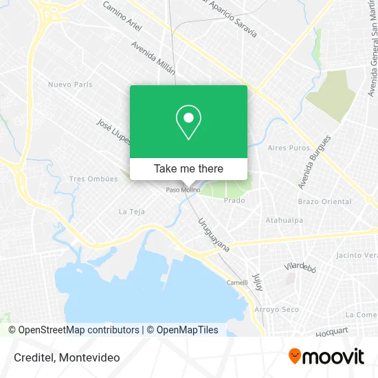 Creditel map