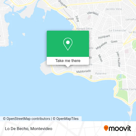 Lo De Becho map