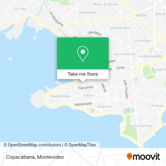Copacabana map